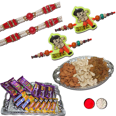 "Family Rakhis - code FRH101 - Click here to View more details about this Product
